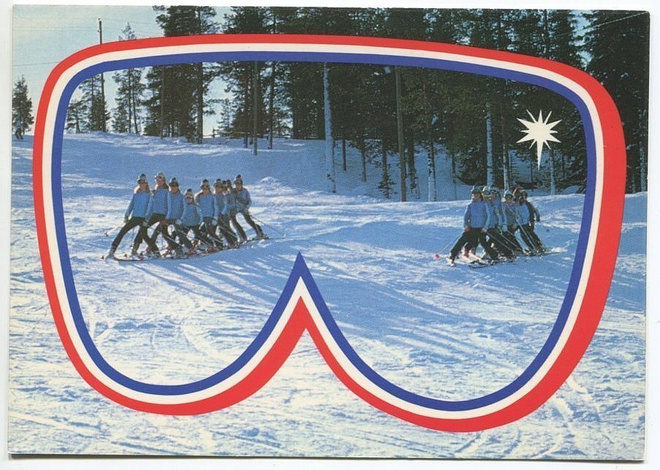 Rovaniemi Ounasvaaran hiihtoseuran pujottelijat