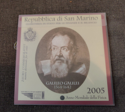 2 euro erikoisraha San Marino 2005