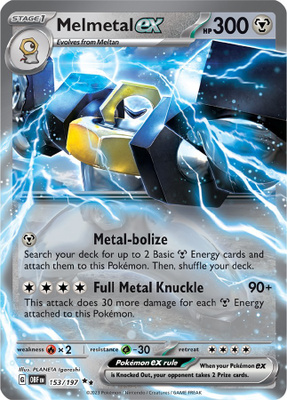 Melmetal ex 153/197 - Obsidian Flames - NM/M