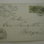 Hienostunut pariskunta kävelyllä, väripk, p. 1904 - pikkukuva 2