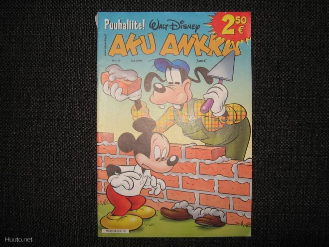 Walt Disney*Aku Ankka N:o 10/2004 Puuhaliite!