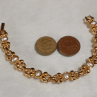 Upea 21k kullattu Kanadalainen rannekoru Gold plated - pikkukuva 5