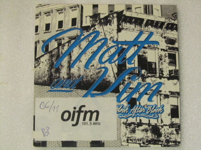 Matt And Kim • Block After Block PROMO CD-Single