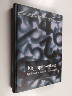 Markku Jänkälä ym. : Kirjanpito-oikeus