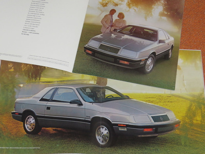 1987 Chrysler Le Baron Coupe PRESTIGE esite - ISO- KUIN UUSI