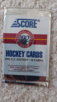 Score Hockey Cards -kääre
