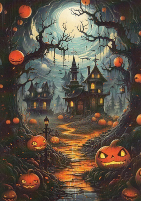 Halloween suon talot