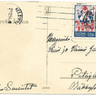 Tub Joulumerkki 1954 Joulupukki II joulukortilla - pikkukuva 1
