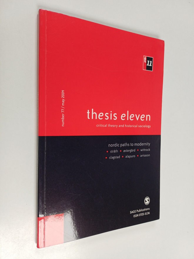 Peter Beilhartz : Thesis eleven : Critical theory and his...