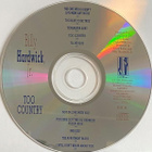 Billy Hardwick, Jr. • Too Country CD - pikkukuva 5