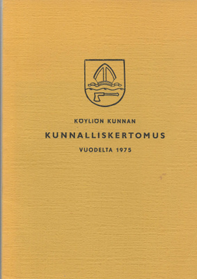 Köyliön kunnan kunnalliskertomus 1975