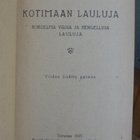 Kotimaan lauluja, Evankelinen kustannusliike 1927. 5p. 489 s - pikkukuva 2