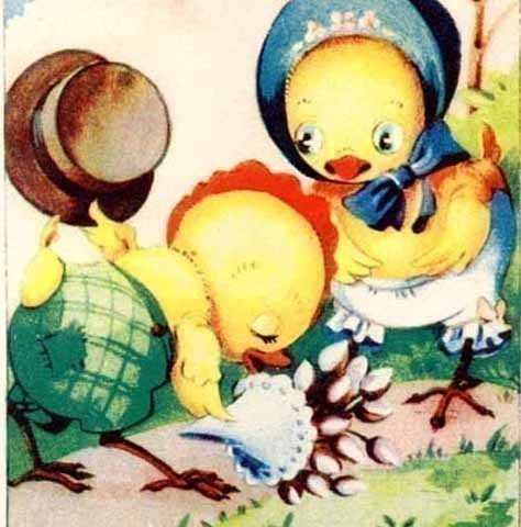 RAMSTEDT / Tipuherra tuo pajunkissoja neidille. 1940-l.