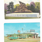 USA POSTIKORTIT ALABAMA, VANHOJA - 50-60 luku? - pikkukuva 1