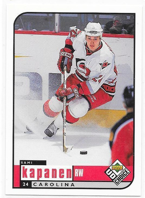1998-99 UD Choice #40 Sami Kapanen Carolina Hurricanes