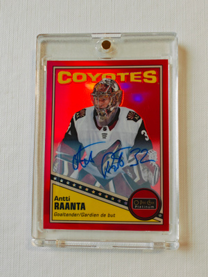 Antti Raanta - 19-20 Opc Platinum Red Rainbow Autos