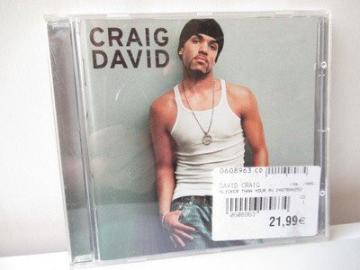 CRAIG DAVID - SLICKER THAN YOUR AVERAGE CD