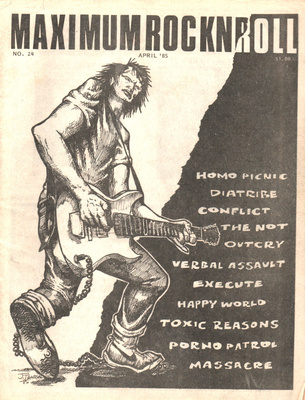 MAXIMUM ROCK'N'ROLL #24 (huhtikuu 1985)