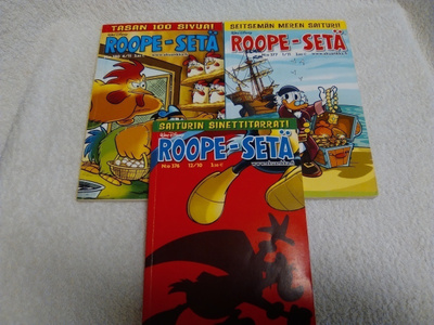 ROOPE-SETÄ  3 kpl   376, 377, 380   HYVÄ