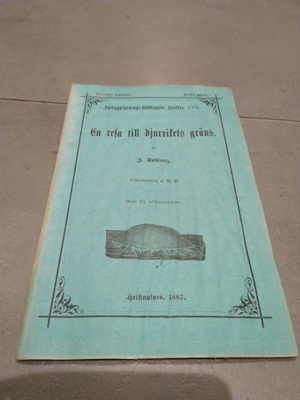 Sahlertz: En resa till djurrikets gräns (kuv. 1887)