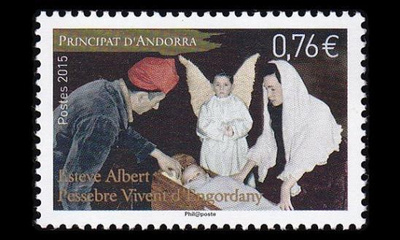 Andorra Fr 797 ** Joulu (2015)