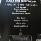 BESTIAL MOCKERY - SEPULCHRAL WRATH 10'' EP EX+/EX+ - pikkukuva 2