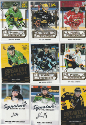 2024-25 Blueline Signature Silver #AUNF Niklas Friman /100