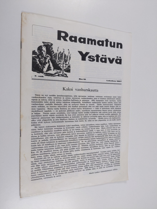 Raamatun ystävä 10/1967