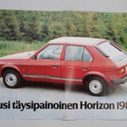 Talbot Horizon -esite, 1983 - pikkukuva 1