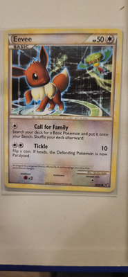 Eevee #48 Pokemon Undaunted card common