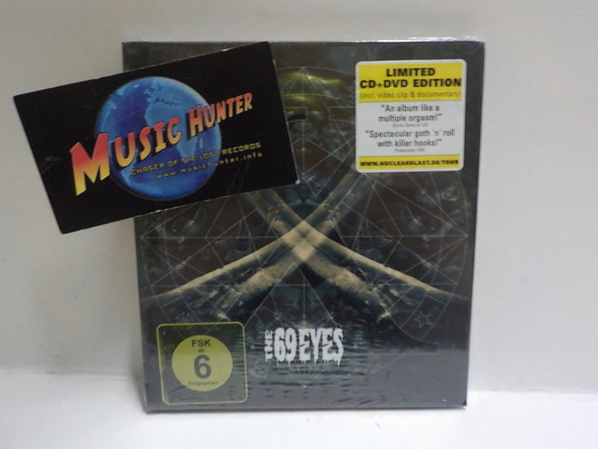 THE 69 EYES - X UUSI KORKKAAMATON DIGIBOOK CD+DVD
