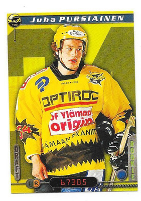 2000-01 CardSet #204 Juha Pursiainen Saipa