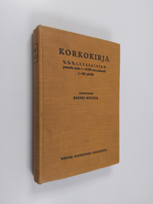 Hannes Myllylä : Korkokirja