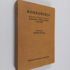 Hannes Myllylä : Korkokirja - pikkukuva 1