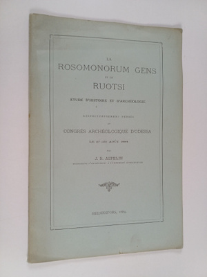 Johan Reinhold Aspelin : La Rosomonorum gens et le Ruotsi...