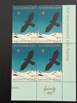Grönlanti Joulumerkit 1977