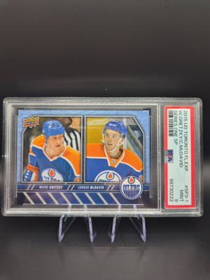2015 UD Connor McDavid Wayne Gretzky #SP3-1 PSA 9 MINT