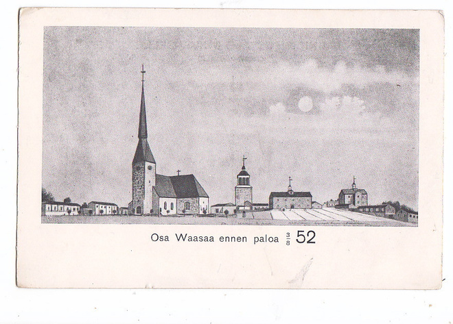 VANHA Postikortti Vaasa 1900-l