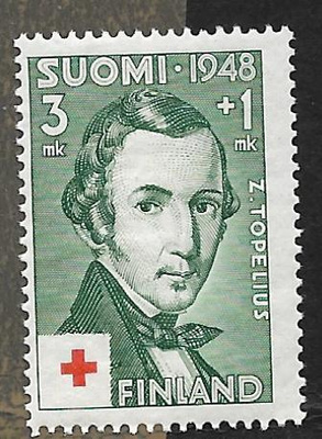 Punainen risti 1948 3+1mk (LAPE 345) **