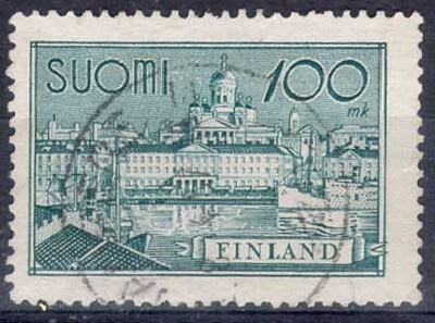 1942 100mk Hgin kauppatori Tampere-57 kaunis