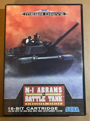 M-1 Abrams Battle Tank Sega Mega Drive PAL CIB
