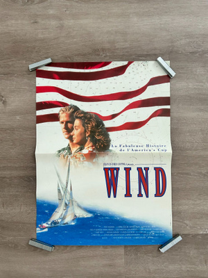 Vintage elokuvajuliste Wind 1992
