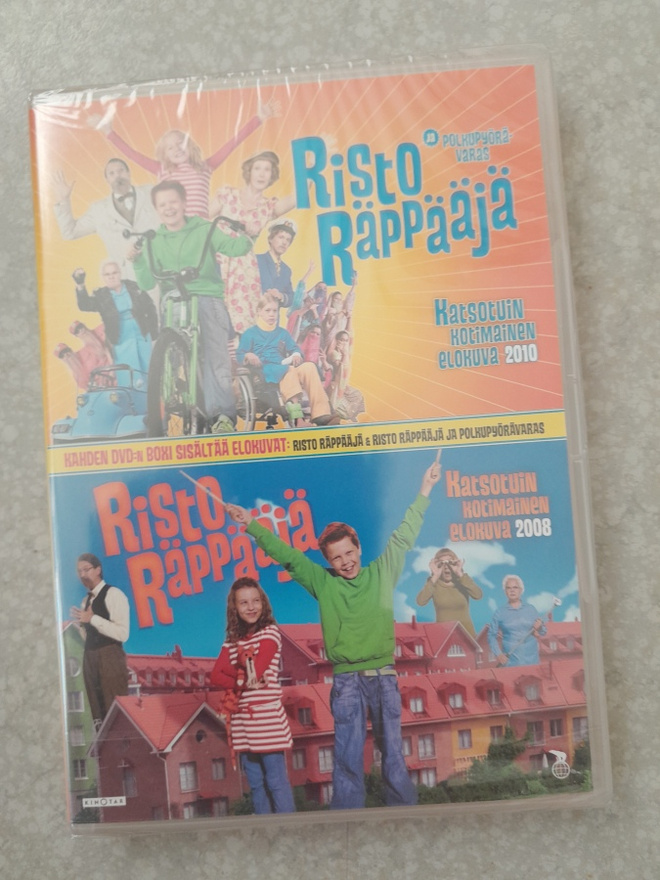 Risto räppääjä dvd