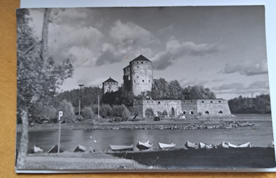 Savonlinna, Olavinlinna mantereen puolelta , kulk 1941