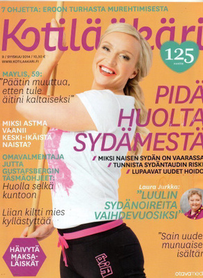 Kotilääkäri n:o 9 2014 Jutta Gustafsberg. Laura Jurkka.