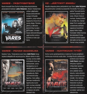 Vares (4DVD) 4 ensimmäistä elokuvaa (UUSI)