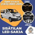 Opel Vivaro (X83) Sisätilan LED-sarja 5-osainen - pikkukuva 1