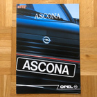 Esite Opel Ascona C 1988, sisältää myös Ascona GT - pikkukuva 1