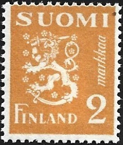 1942 M-30 L 2 mk oranssinkeltainen ** Lape 263 a SP Lm4