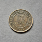 Australia one half penny 1911 - pikkukuva 1